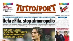 PRIMA PAGINA TUTTOSPORT OGGI: “Motta: Juve stile Barcellona”