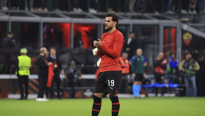 Theo Hernandez AC Milan Milan-Roma 0-1 Europa League 2023-2024