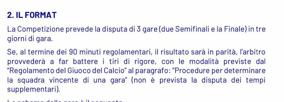 Supercoppa Italiana, pari al 90′? Non ci saranno i supplementari: i dettagli- immagine 4