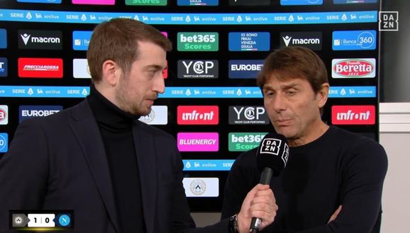 dazn Conte: “Impauriti, se l’atteggiamento è questo il gol te lo chiami. La coperta corta? Qualcosa…”- immagine 2