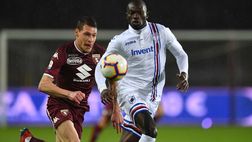 Torino-Sampdoria 2-0: bum-bum Belotti, è assolo granata