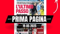 Prima pagina Corriere dello Sport: “Scudetto, ultimo passo. Roma, che tris”
