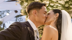 Matrimonio Dybala e Oriana, il messaggio della Roma: “Auguri agli sposi”