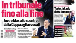 EDICOLA / CdS: Inchino a Re Carlo. Juve, Allegri licenziato per giusta causa