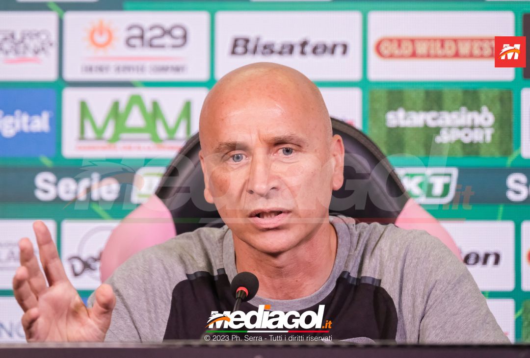 FOTO PALERMO, verso la Reggiana: Eugenio Corini in sala stampa (GALLERY) - immagine 21