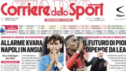 PRIMA PAGINA DEL CORRIERE DELLO SPORT  di oggi 11 dicembre 2023