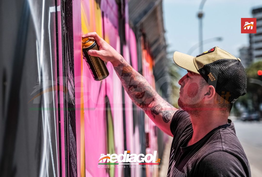FOTO: I nuovi murales dello stadio ‘Renzo Barbera’ di Palermo (Gallery) - immagine 19