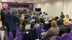 FOTO VN – Non solo i tifosi: anche la sala stampa del Franchi invasa dai belgi!