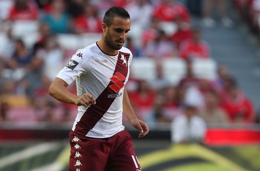 LISBON, PORTUGAL - JULY 27: Torino's defender Nikola Maksimovic during the match between SL Benfica and Torino for the Eusebio Cup at Estadio da Luz on July 27, 2016 in Lisbon, Portugal. (Photo by Carlos Rodrigues/Getty Images)