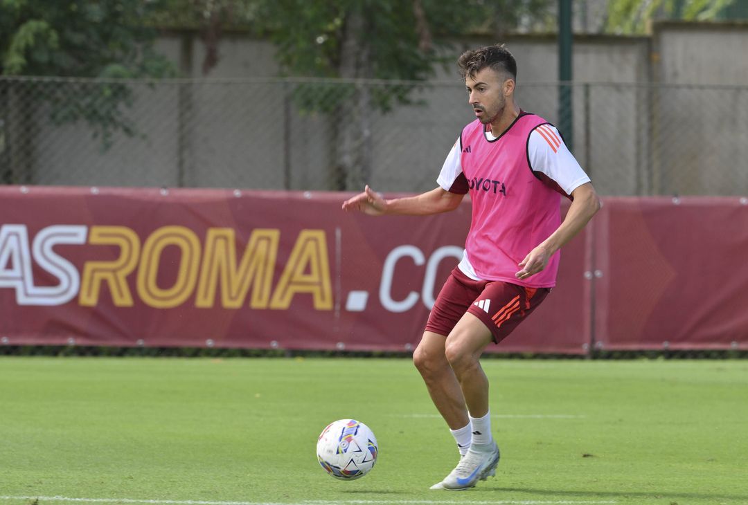 Roma, allenamento a Trigoria senza i nazionali – FOTO GALLERY - immagine 23