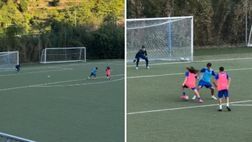 VIDEO / Il talento è di famiglia: Christopher Cassano show in allenamento