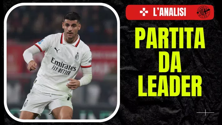 Alvaro Morata AC Milan Monza-Milan 0-1 Serie A 2024-2025