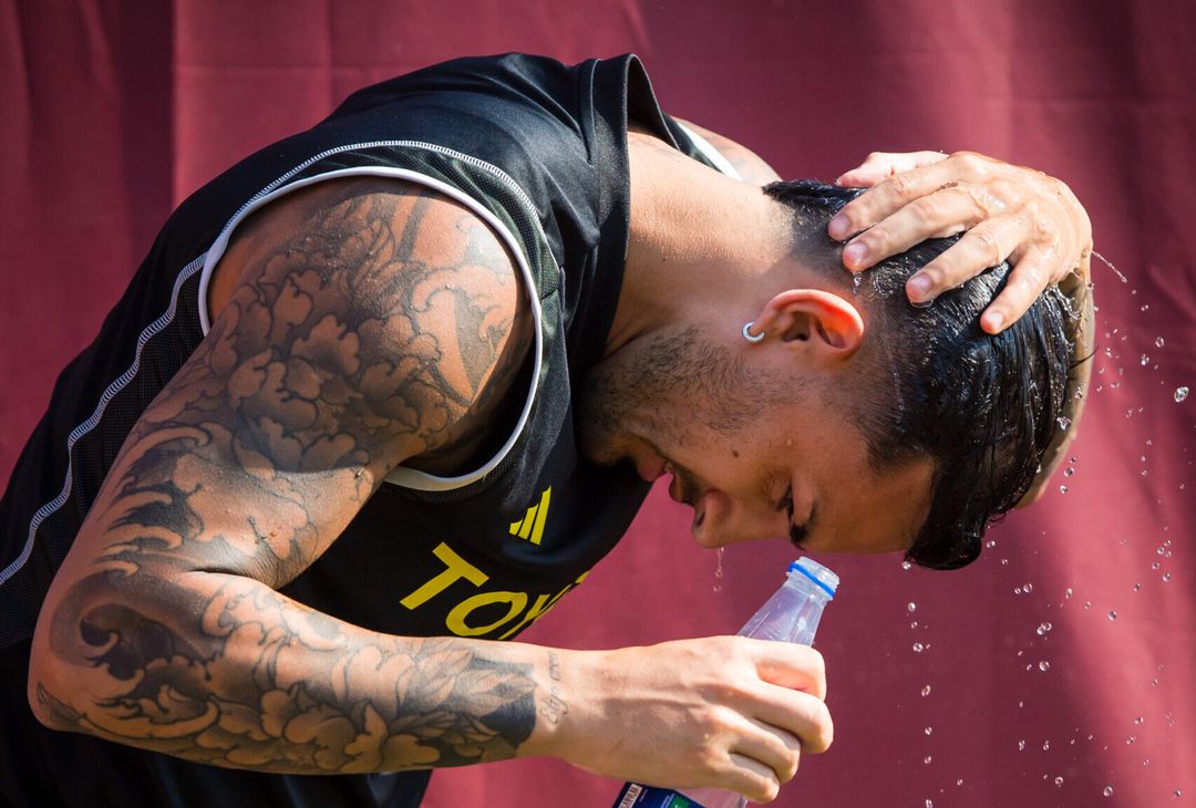Roma, allenamento mattutino a Trigoria in vista dell’Hellas Verona – FOTO GALLERY - immagine 19