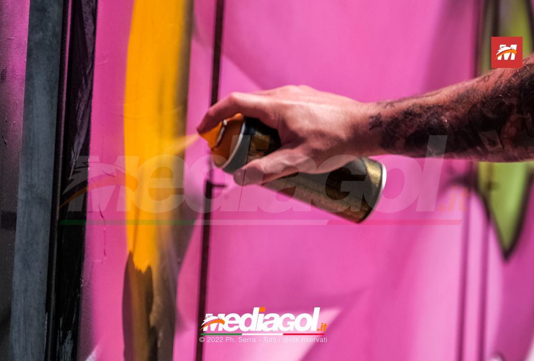 FOTO: I nuovi murales dello stadio ‘Renzo Barbera’ di Palermo (Gallery) - immagine 20