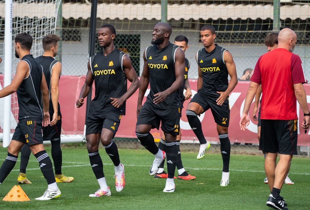 Roma, l’allenamento a Trigoria a due giorni dall’Empoli – FOTO GALLERY - immagine 26