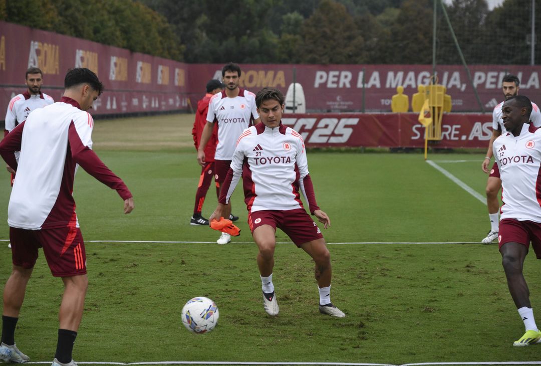 Roma, l’allenamento a Trigoria in vista dell’Inter – FOTO GALLERY - immagine 6
