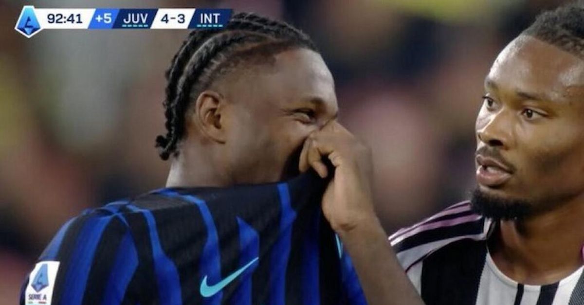 La Juve segna, Thuram ride. Aldo Serena lo attacca sui social