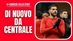Milan, Theo Hernandez ancora da centrale. Continua l’emergenza infortuni