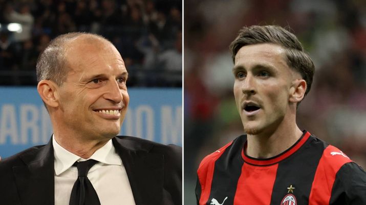 Massimiliano Allegri e Alexis Saelemaekers