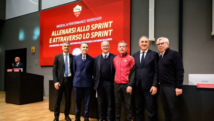 AS Roma, profilo ufficiale Roma, innovazione e salute in campo: primo workshop per medici e preparatori - immagine 1