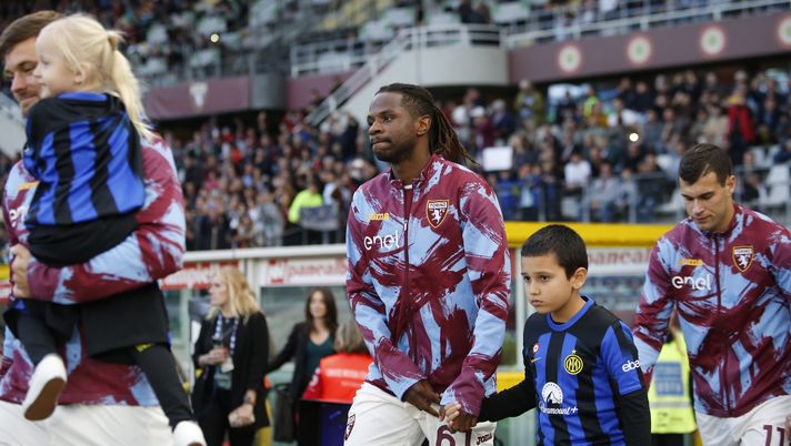 Tameze during the Italian Serie A, football match between Torino Fc and Inter Fc on 21 October 2023 at Stadio Olimpico Grande Torino, Turin, Italia. Photo Nderim Kaceli Torino, preoccupa anche Tameze: fastidio ai flessori per il francese - immagine 1