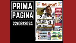 Prima pagina Tuttosport – Kalulu: “Convinto da Thiago e Thuram”