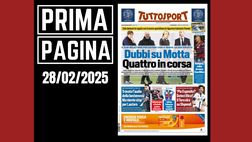 Prima pagina Tuttosport: Bologna, colpo di mano. Ciao Milan
