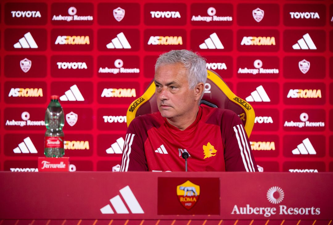 La conferenza stampa di Mourinho alla vigilia della Salernitana – FOTO GALLERY - immagine 2