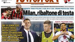PRIMA PAGINA TUTTOSPORT OGGI: “Milan, ribaltone di testa”
