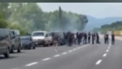 VIDEO / Scontri tra ultrà di Atalanta, Eintracht e Juve sull’autostrada A1