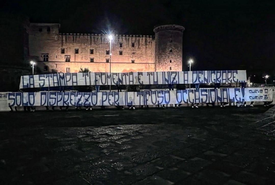 GALLERY Curva A e B contro il tifo occasionale: “La stampa ti fomenta, solo disprezzo” - immagine 3