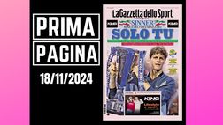 Prima pagina Gazzetta dello Sport: “Sinner solo tu: maestro dei maestri”