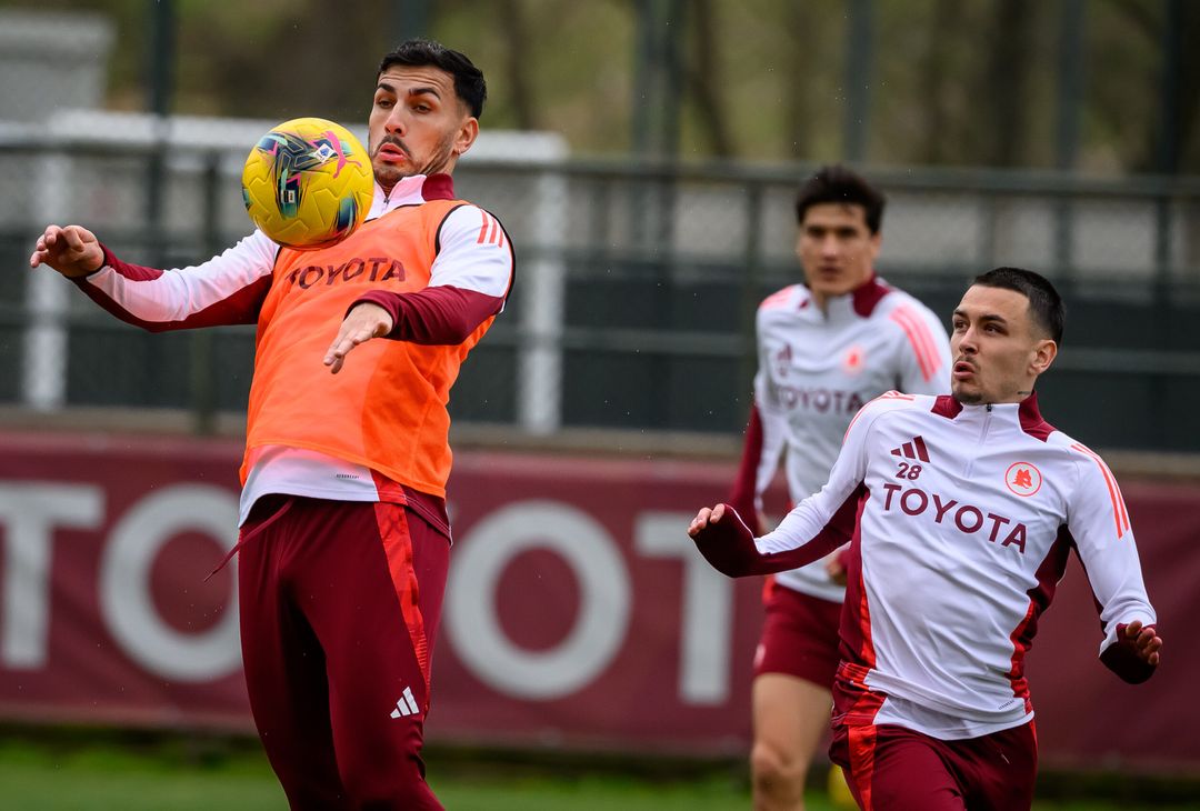 Roma, l’allenamento a due giorni dal derby – FOTOGALLERY - immagine 13