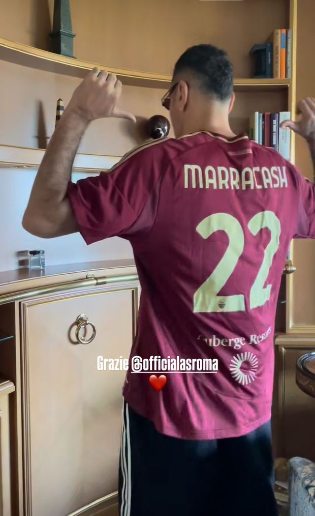Marracash, arriva il regalo della Roma dopo il concerto all’Olimpico – FOTO- immagine 2