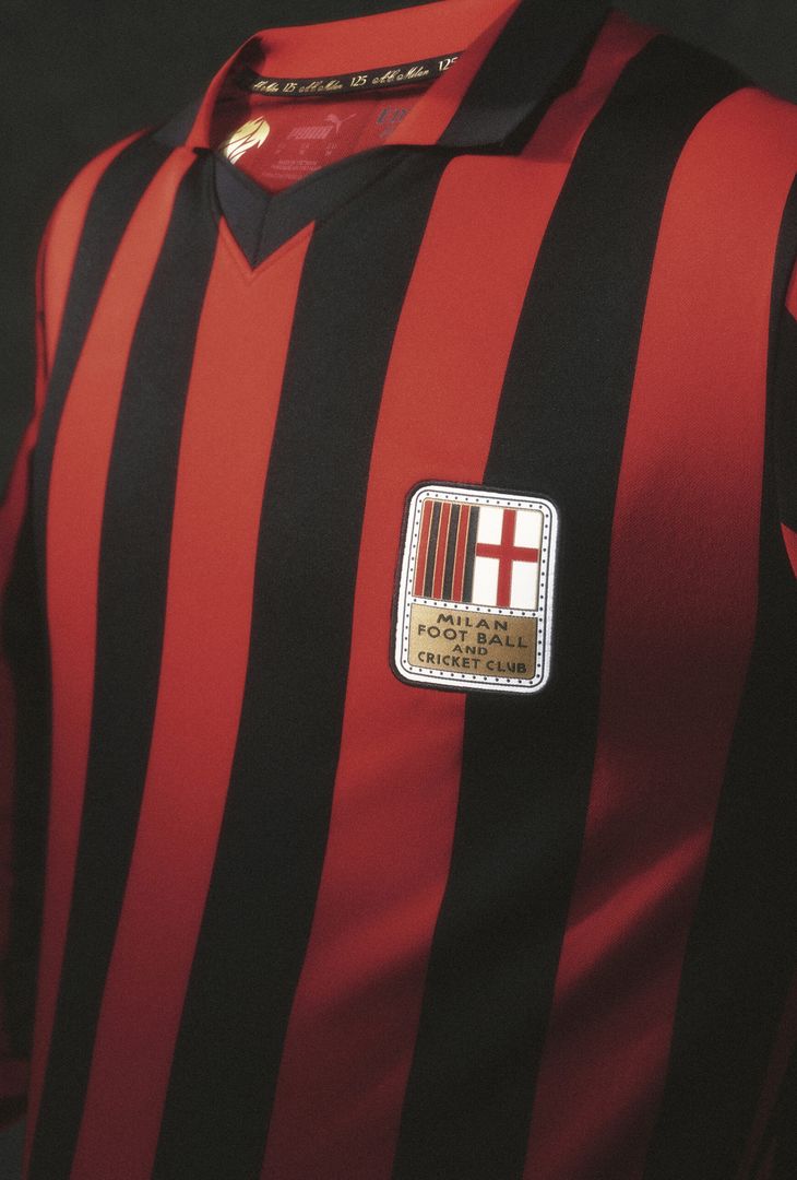 125 anni AC Milan speciale maglia celebrativa