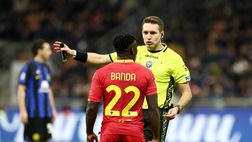 Giudice Sportivo, due giornate a Banda dopo Inter-Lecce. Calhanoglu entra in diffida