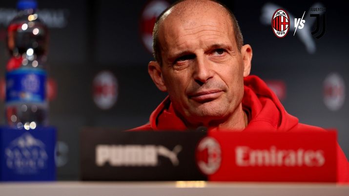 Massimiliano Allegri allenatore AC Milan nel post-partita di Milan-Juventus di Serie A su DAZN