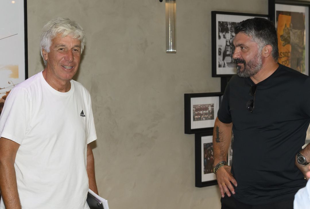Il ct Gattuso in visita a Trigoria: l’incontro con Gasp e la squadra – FOTO GALLERY - immagine 6
