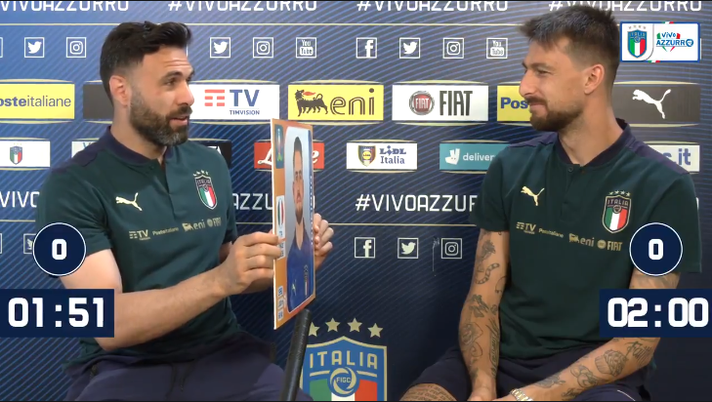 Nazionale, Sirigu scherza con Acerbi: “Mi fai vincere almeno a questo gioco?” - immagine 1