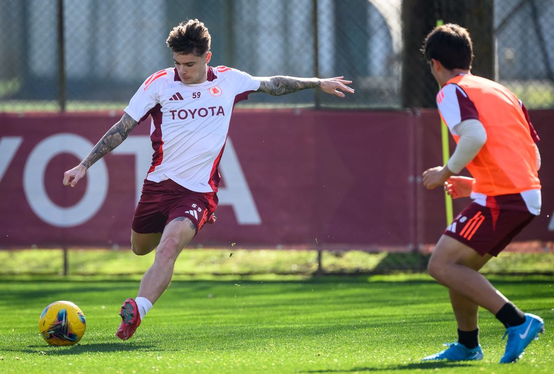 Trigoria, ripresa degli allenamenti dopo l’AZ Alkmaar – FOTO GALLERY - immagine 13