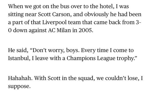 Gundogan e la vigilia della Finale: “Scott Carson aveva ragione, a Istanbul lui vince sempre…”- immagine 5