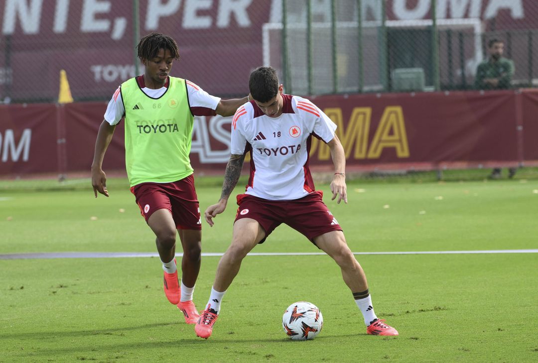 Roma, l’allenamento di oggi in vista dell’Athletic Bilbao – FOTO GALLERY - immagine 21