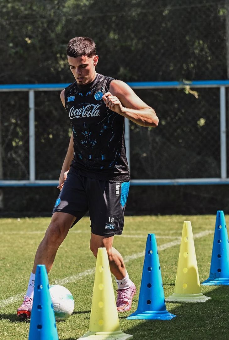 Primo allenamento per Gutierrez col Napoli