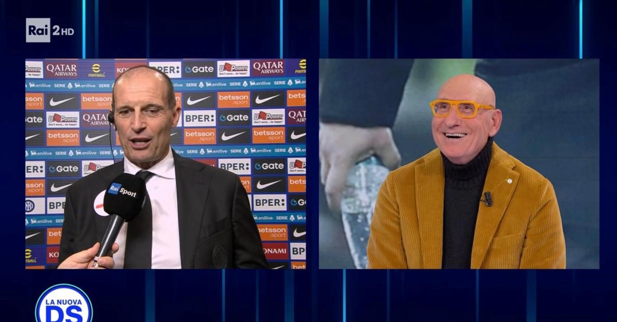 Siparietto, Graziani: “Ci vuole anche culo per vincere queste partite”, Allegri: “Un mio amico…”