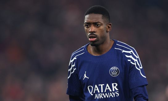 Ousmane Dembélé, attaccante del PSG. (Foto di Alex Grimm/Getty Images) Yamal-Dembele, stagione a confronto: chi è stato più decisivo?- immagine 3