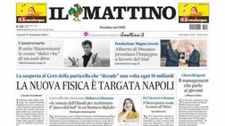 PRIMA PAGINA IL MATTINO OGGI: “Dominio Napoli, Palermo ko”