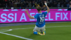 Napoli-Juve, esultanza sfrenata per Hojlund dopo la sua doppietta – IL VIDEO