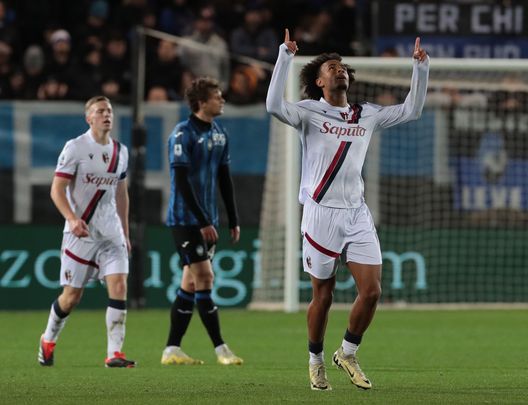 Zirkzee esulta in Atalanta-Bologna 1-2 del 3 marzo 2024 (Foto di Emilio Andreoli/Getty Images) Atalanta-Bergamo