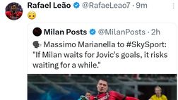 Leao punge il telecronista: Gol di Jovic! Visto che non bisognava attendere a lungo?