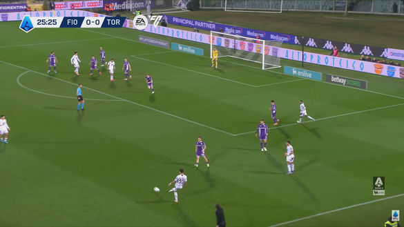 Fiorentina-Torino 2-2, l’analisi dei gol: Gineitis perde palla e inizia la rimonta- immagine 2